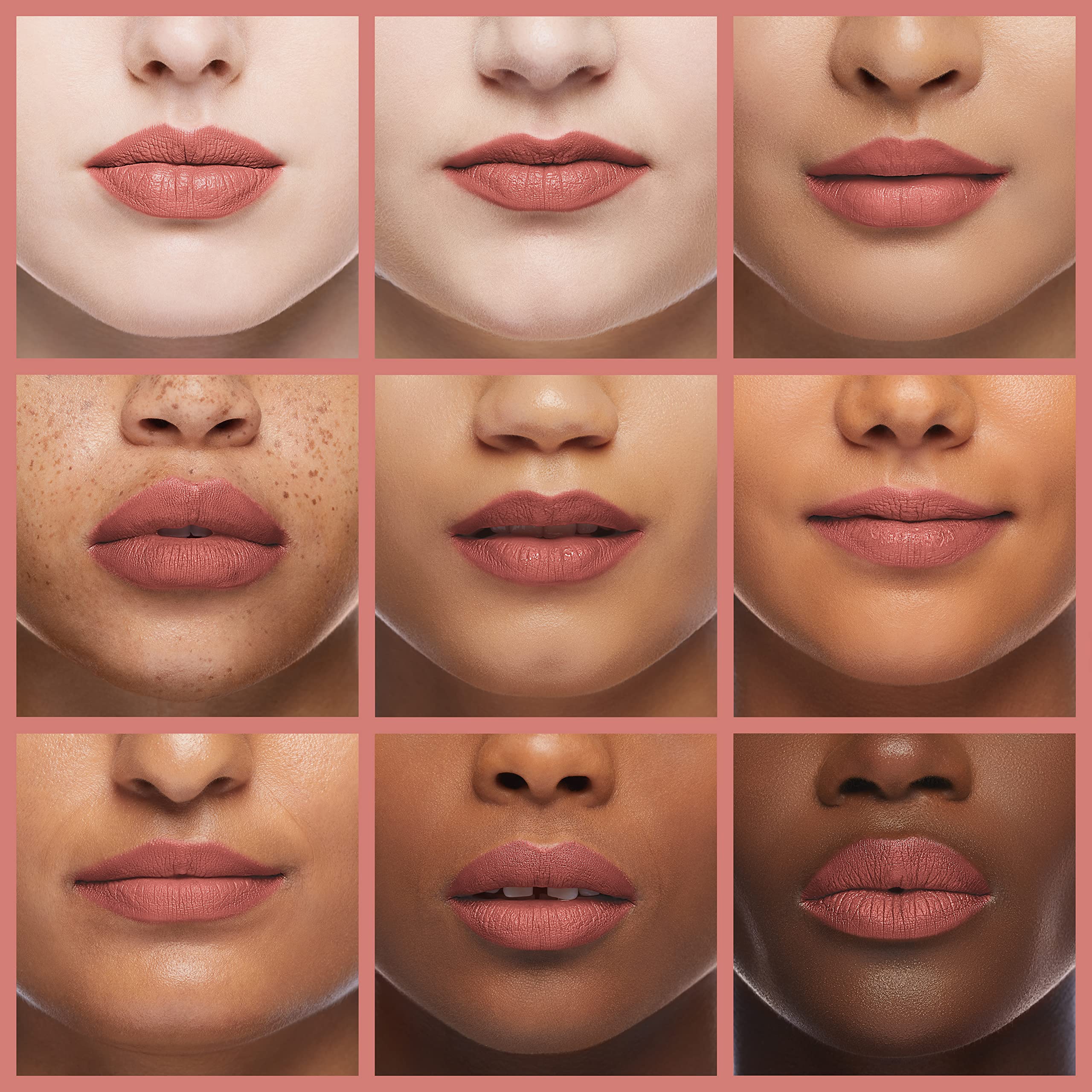 Maybelline lipstick texture close-up highlighting creamy matte finish