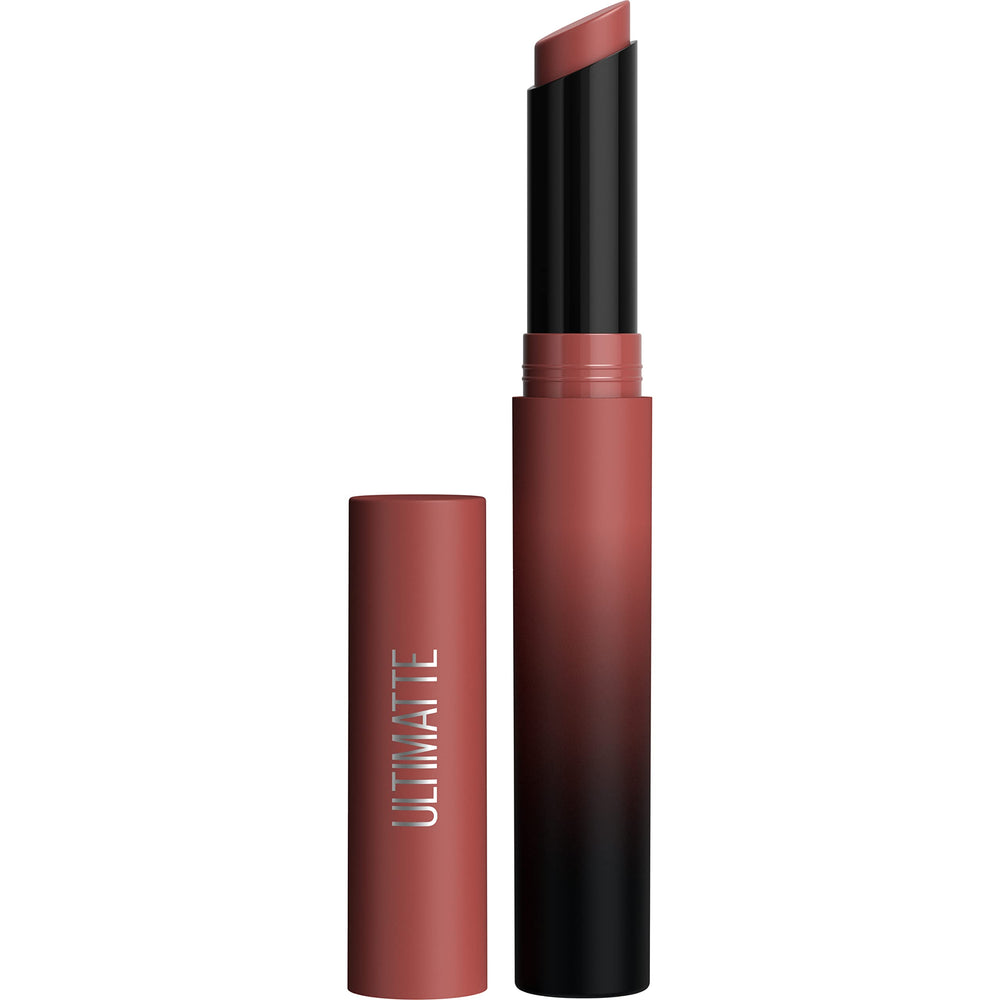 Maybelline More Mocha front packaging showing slim matte bullet and name