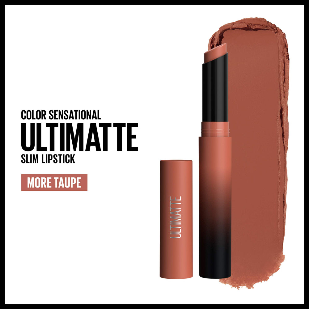 Maybelline More Taupe on model shows neutral wearable shade and polished look