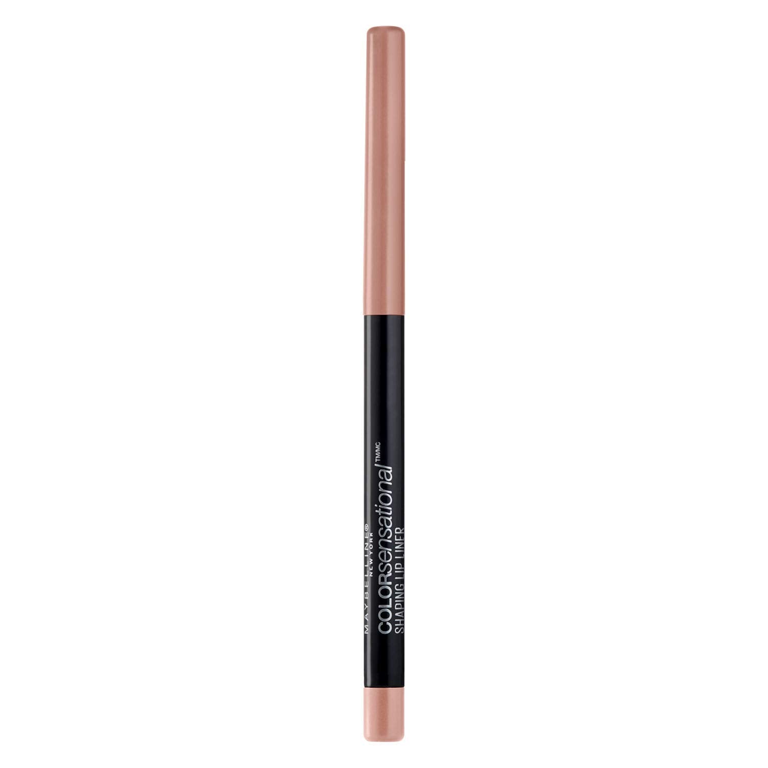 MAYBELLINE Nude Whisper front view shows slim mechanical pencil for precise definition