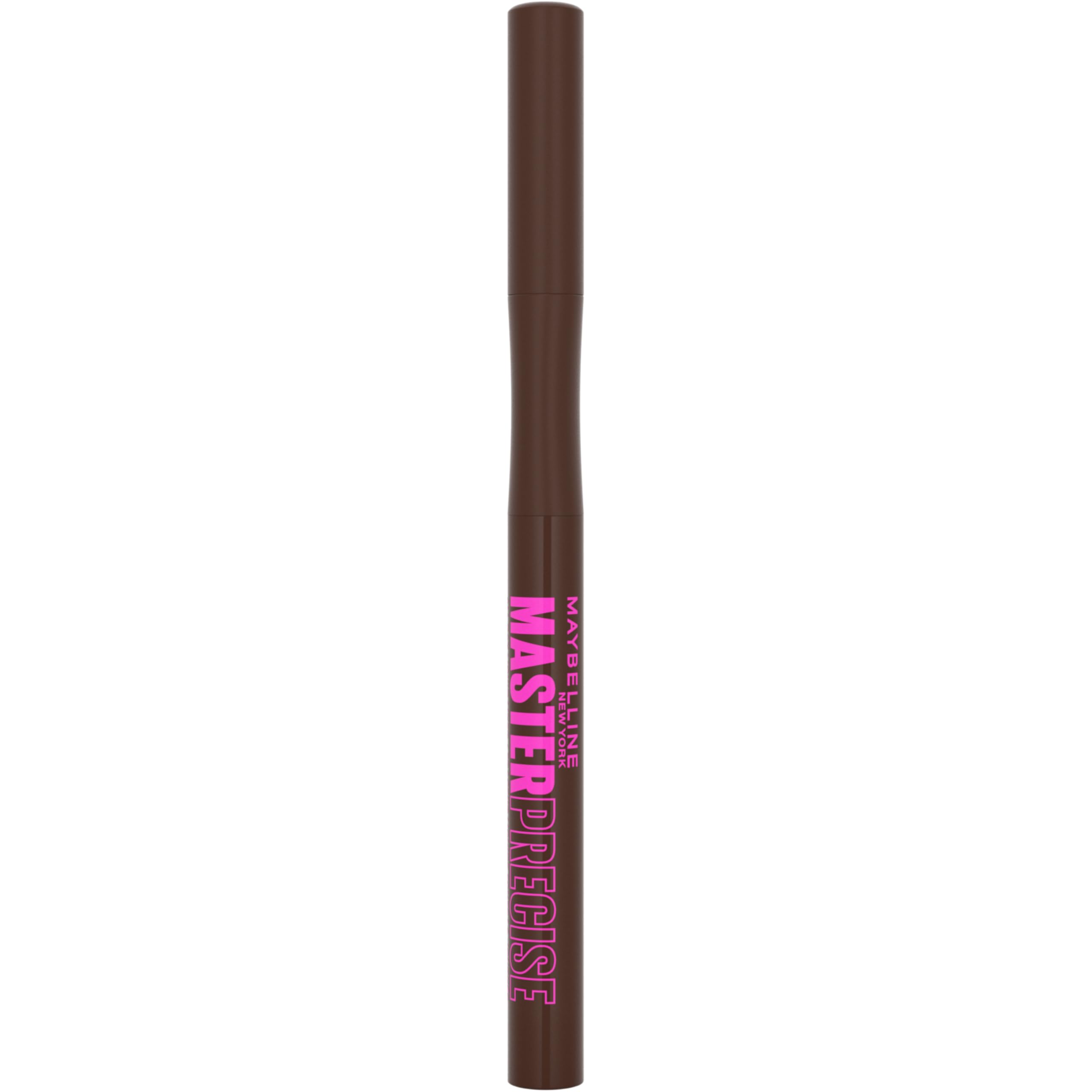 Maybelline open cap ink pool detail showing smooth flow and rich color