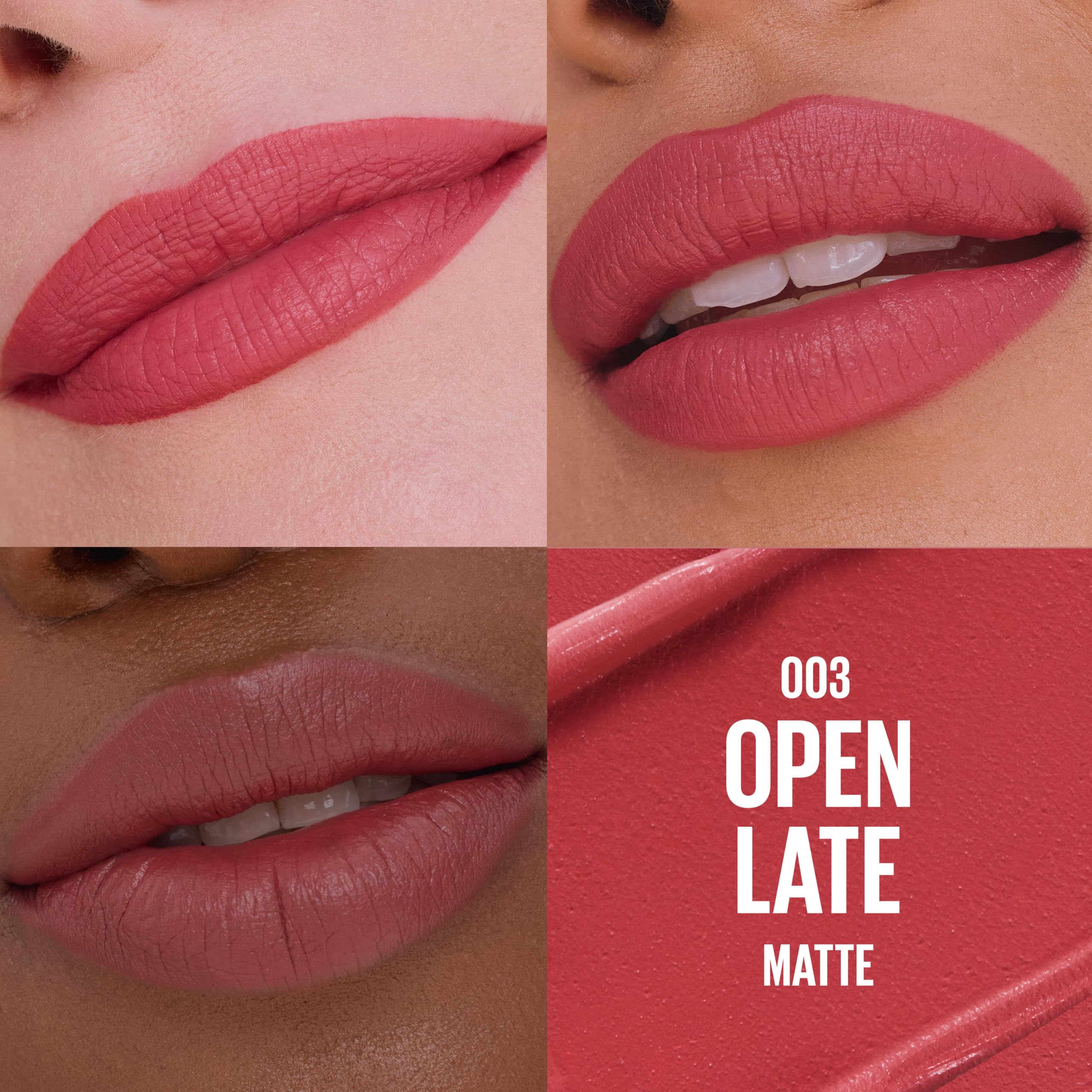 Maybelline bullet close-up highlighting contoured shape and precision