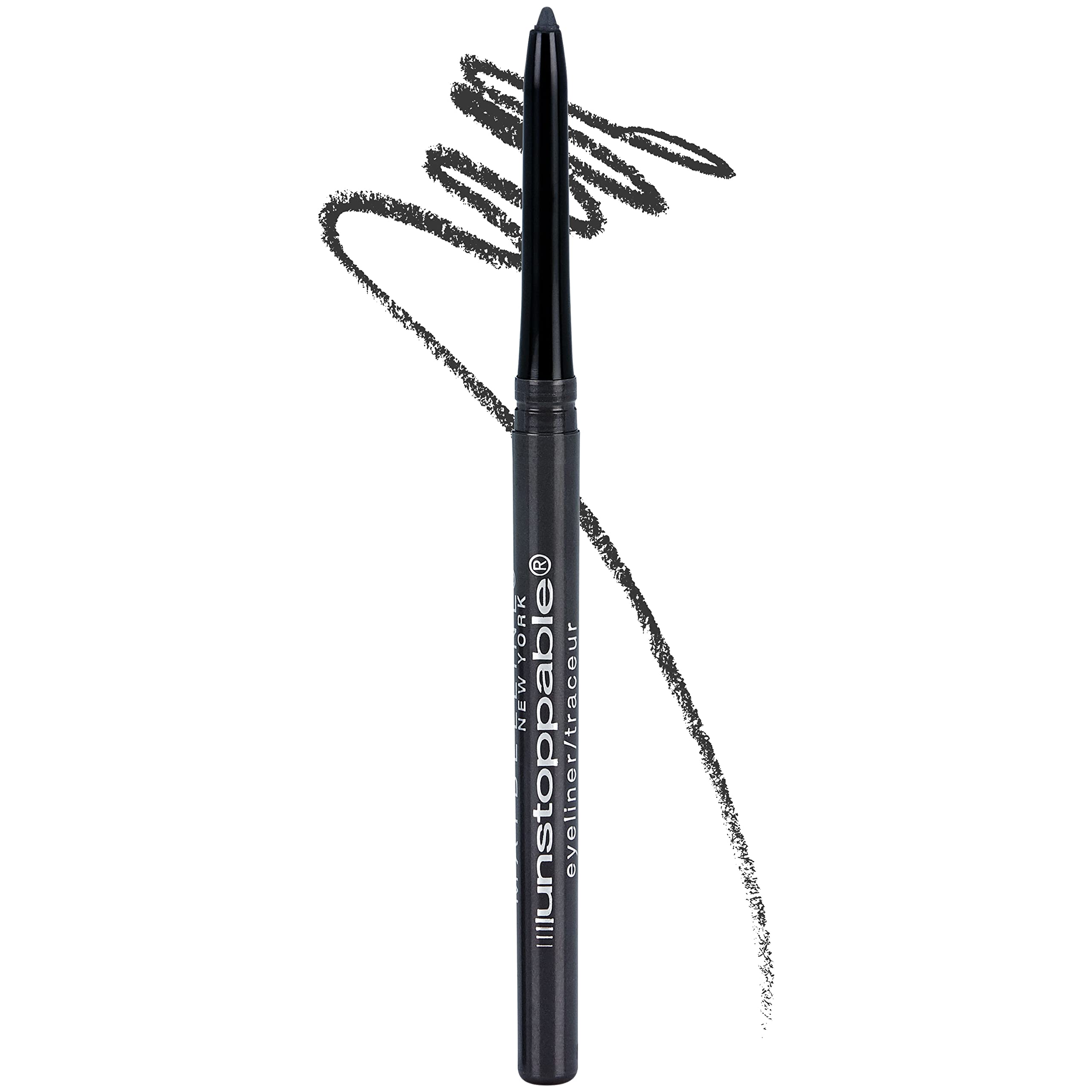 Maybelline pewter front packaging showing pencil and label, easy identification benefit