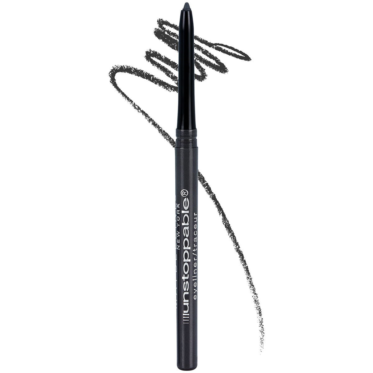 Maybelline pewter front packaging showing pencil and label, easy identification benefit