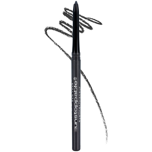 Maybelline pewter front packaging showing pencil and label, easy identification benefit