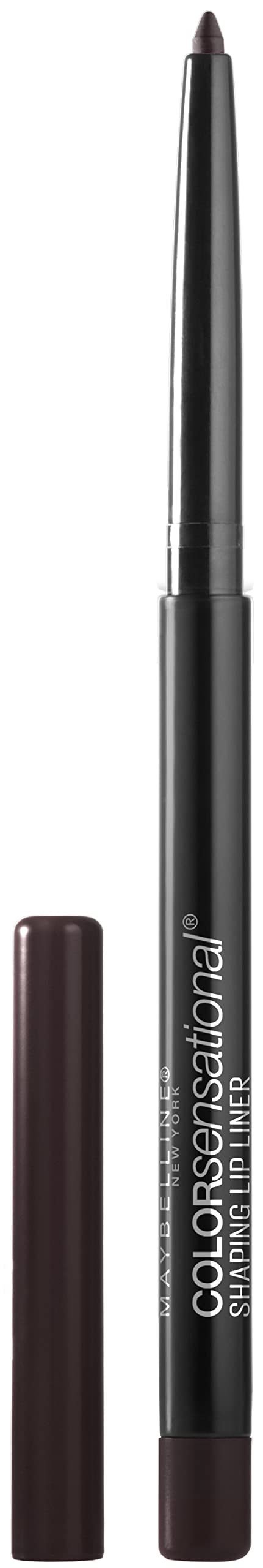MAYBELLINE front product shot showing Rich Chocolate shade and sleek pencil design for precise definition