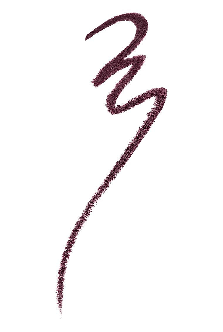 MAYBELLINE lip application lifestyle image showing defined wine-red lips and polished look