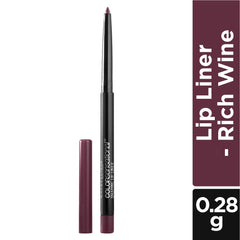 MAYBELLINE self-sharpening tip close-up demonstrating precise point for crisp lines