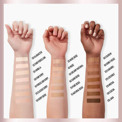 MAYBELLINE size comparison in hand to show bottle volume and portability