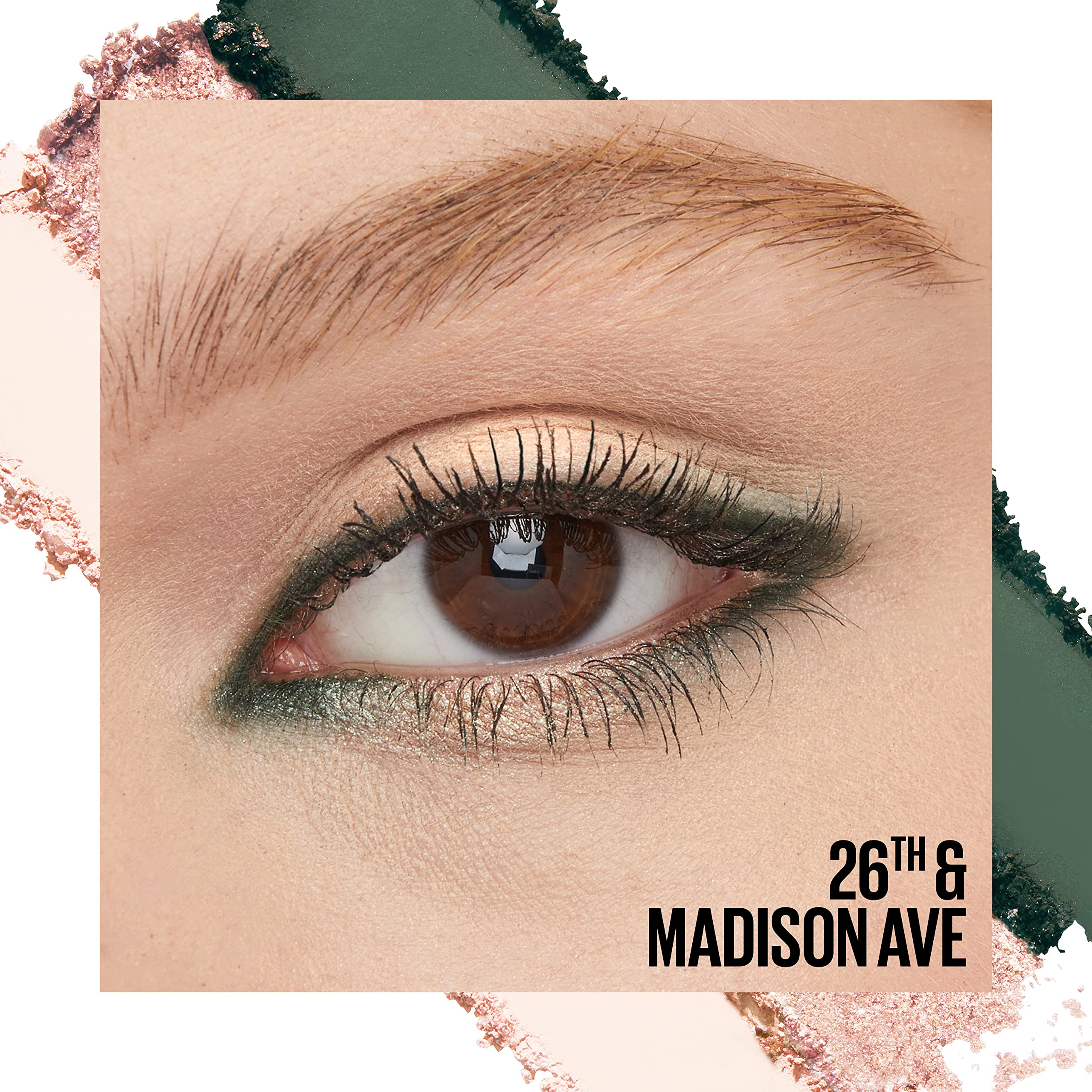 Maybelline Shadow Blocks fingertip application demonstrating quick no-brush color payoff