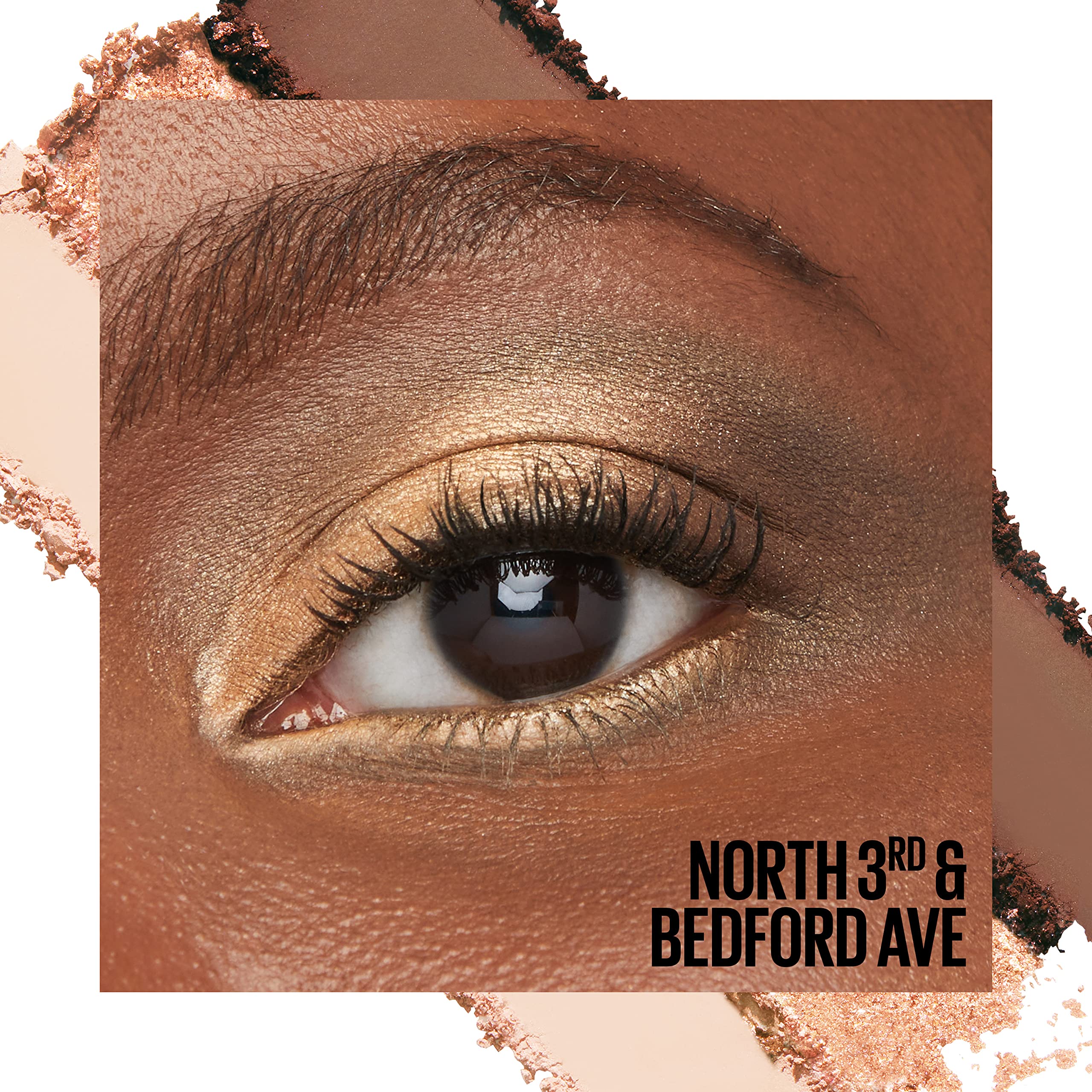 Maybelline palette in handbag showcasing pocket-friendly, ready-to-use benefit