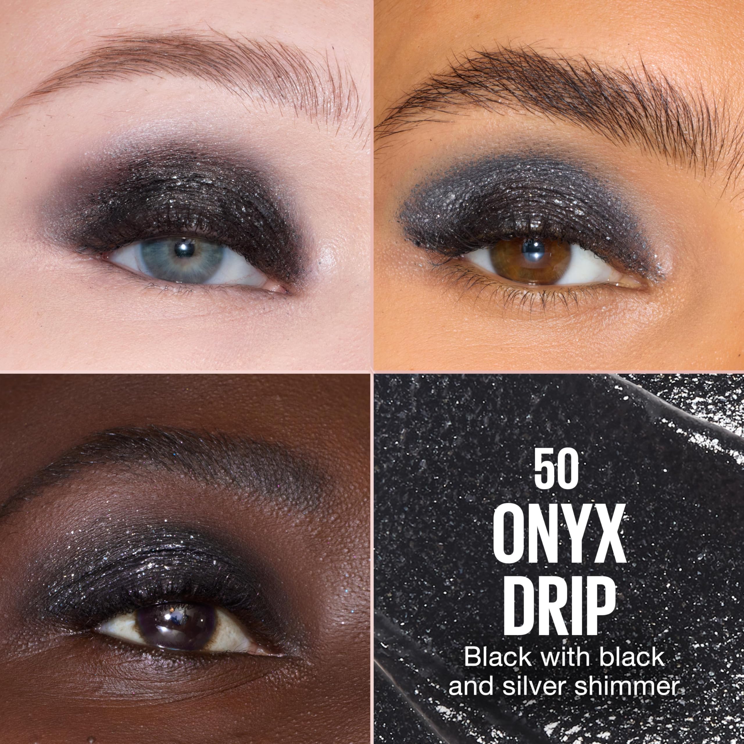 MAYBELLINE close-up of tapered drip-tip applicator for precise placement and blending