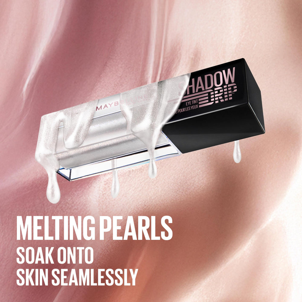 MAYBELLINE bottle with open cap displaying drip tip and mess-free application