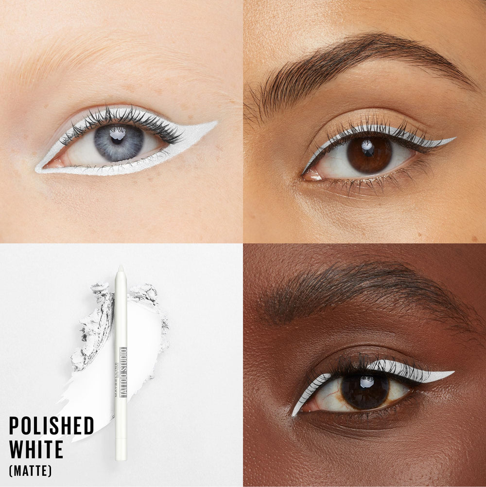 Maybelline sharpenable tip close-up showing precise point for fine eyeliner control