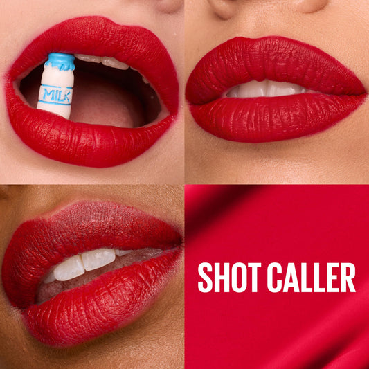 Maybelline arrow applicator closeup for precise, clean lip lines