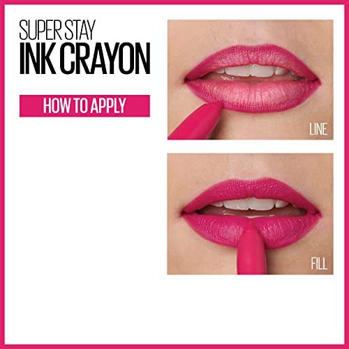 Maybelline crayon in hand showing compact size and travel-friendly benefit