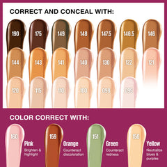 Maybelline size next to coin to show travel-friendly portability