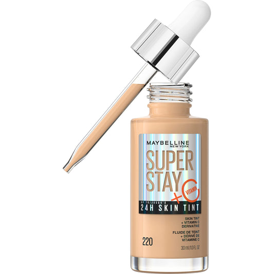 MAYBELLINE front bottle view showcasing compact longwear benefit