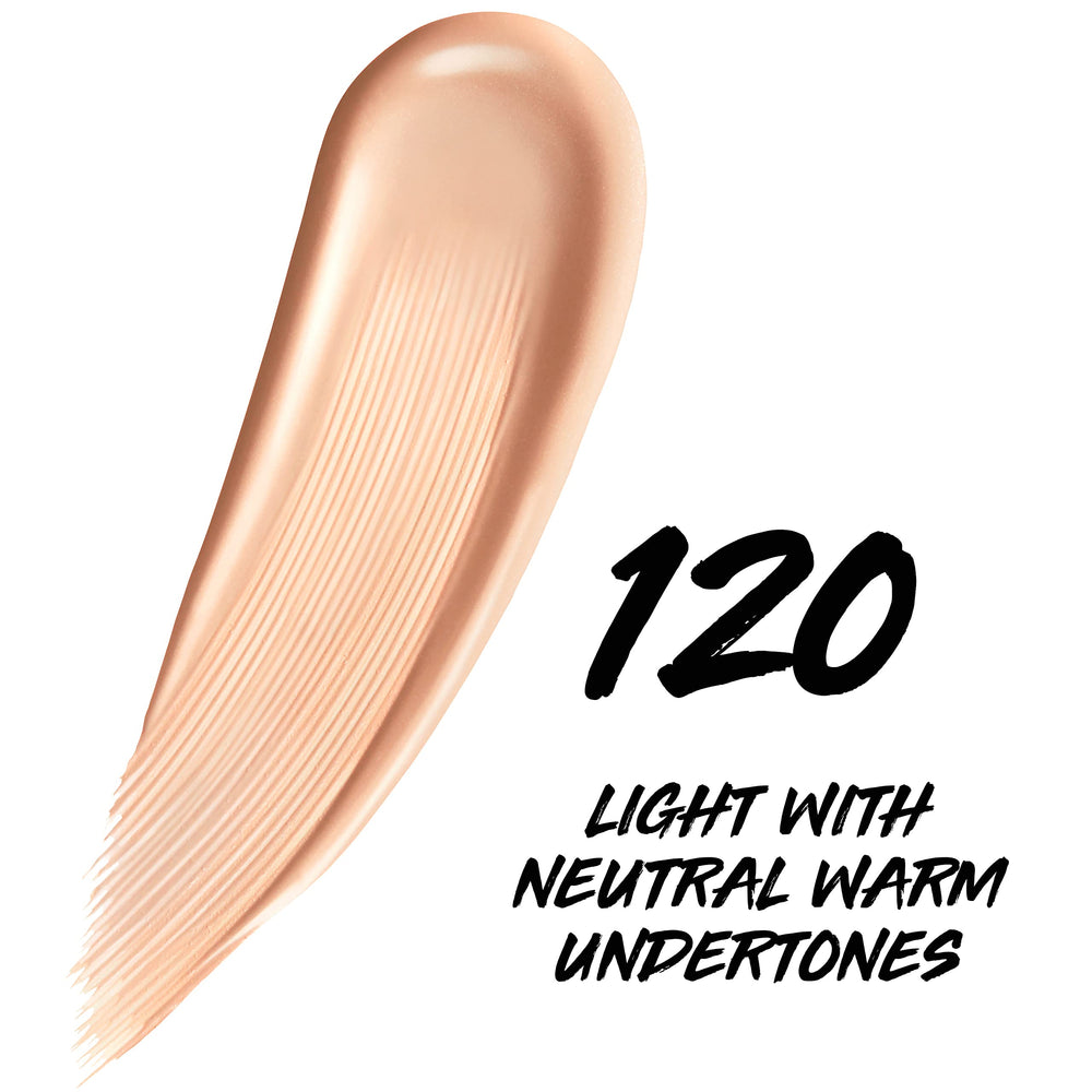 MAYBELLINE texture close-up showing lightweight, blendable finish