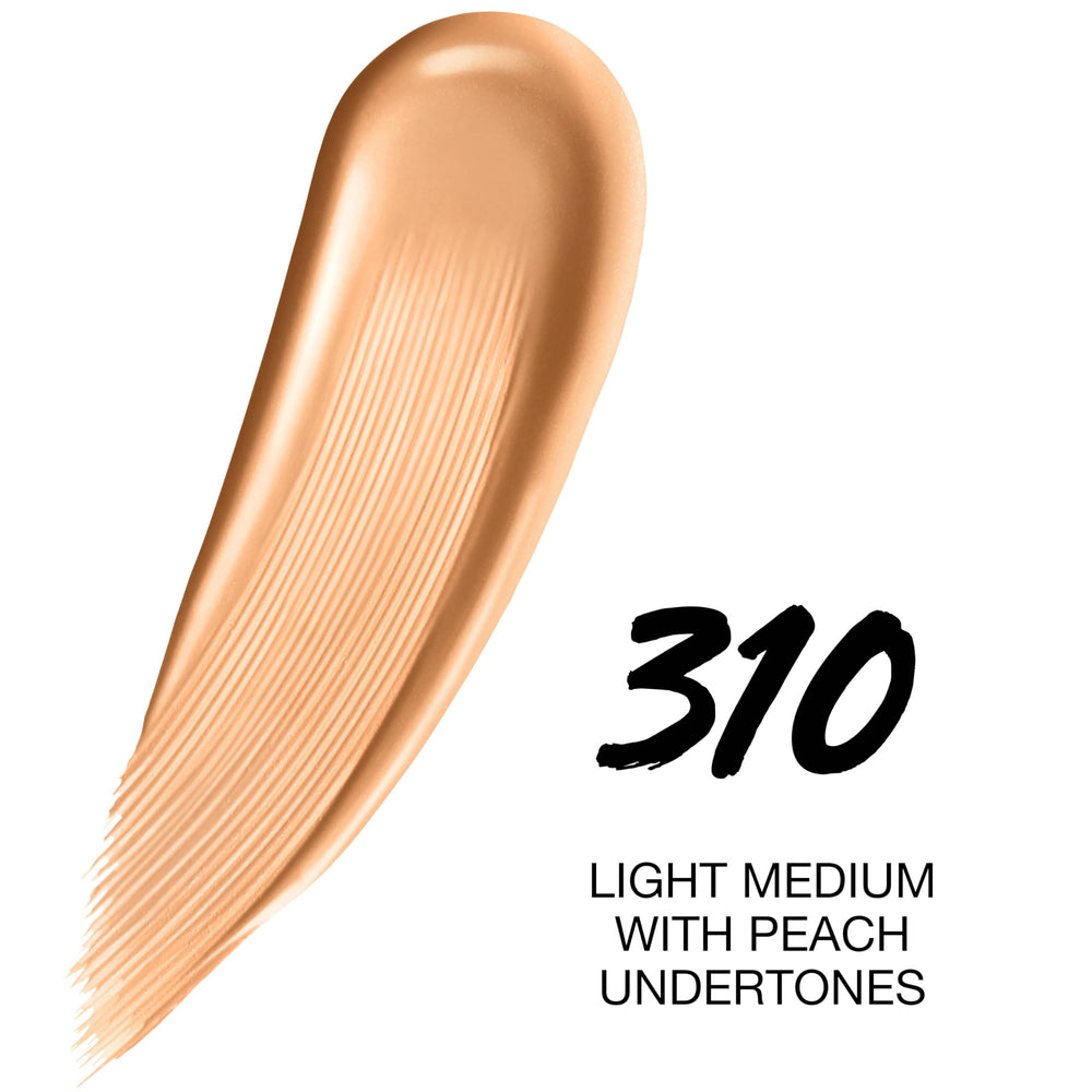 MAYBELLINE texture drop of tint on skin showing blendable, dewy finish and coverage