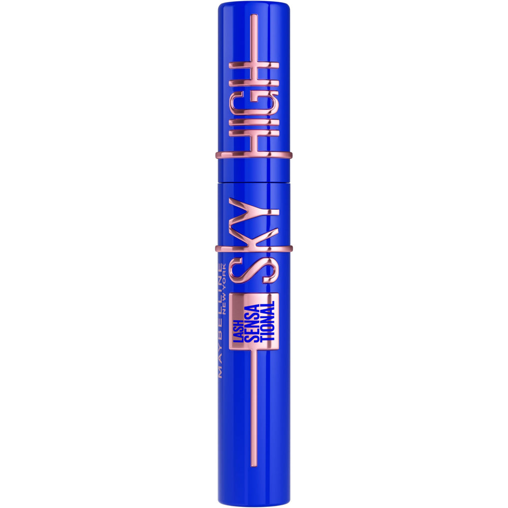 Maybelline model wearing Blue Mist mascara for a subtle daytime boost