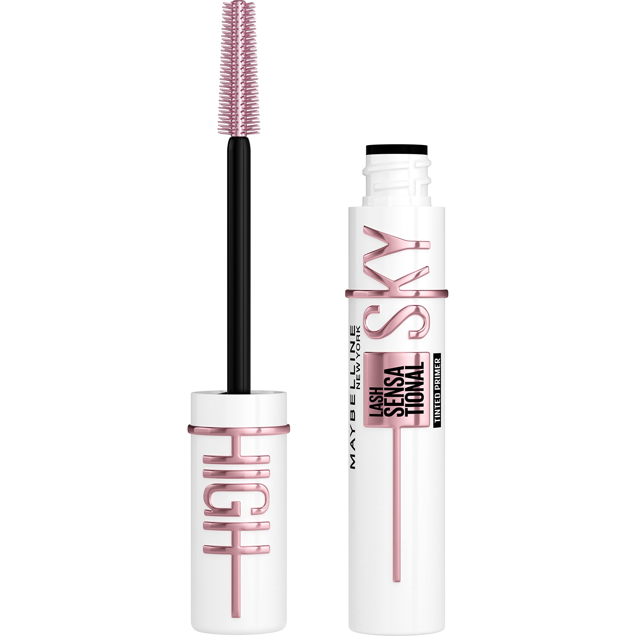 Maybelline front packaging showing tinted lash primer for defined lashes