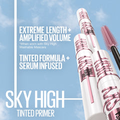 Maybelline close-up of flex brush wand delivering even lash coating