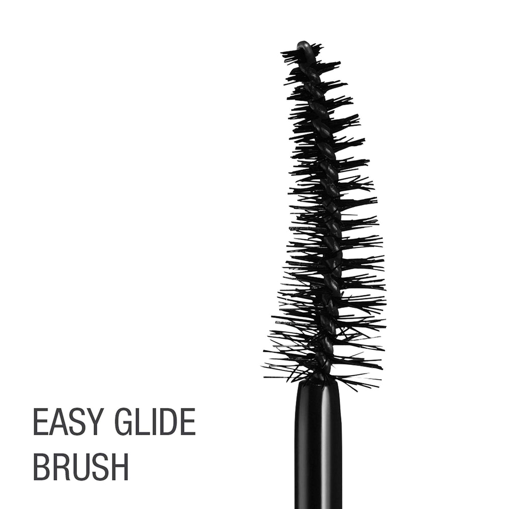 Maybelline Snapscara lashes before and after showing visible volume and color