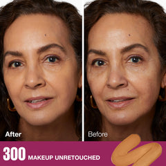 Maybelline close-up of sponge applicator demonstrating precise blending