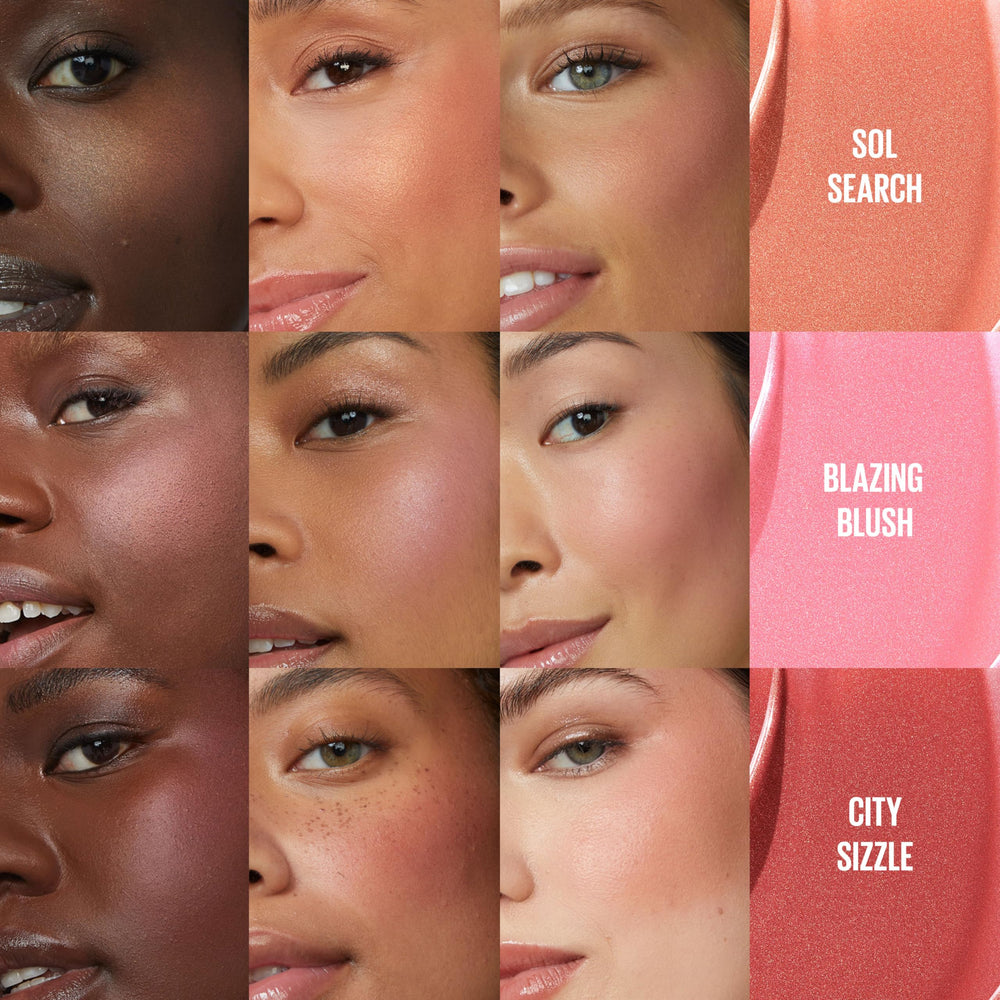 MAYBELLINE swatches on arm to compare shades for custom mixing and layering