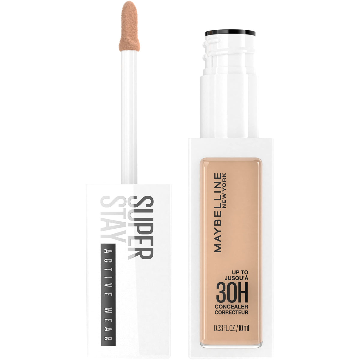 MAYBELLINE front packaging showing product tube and branding for easy identification