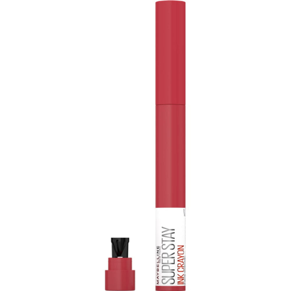 Maybelline crayon on dresser in lifestyle scene conveying everyday convenience