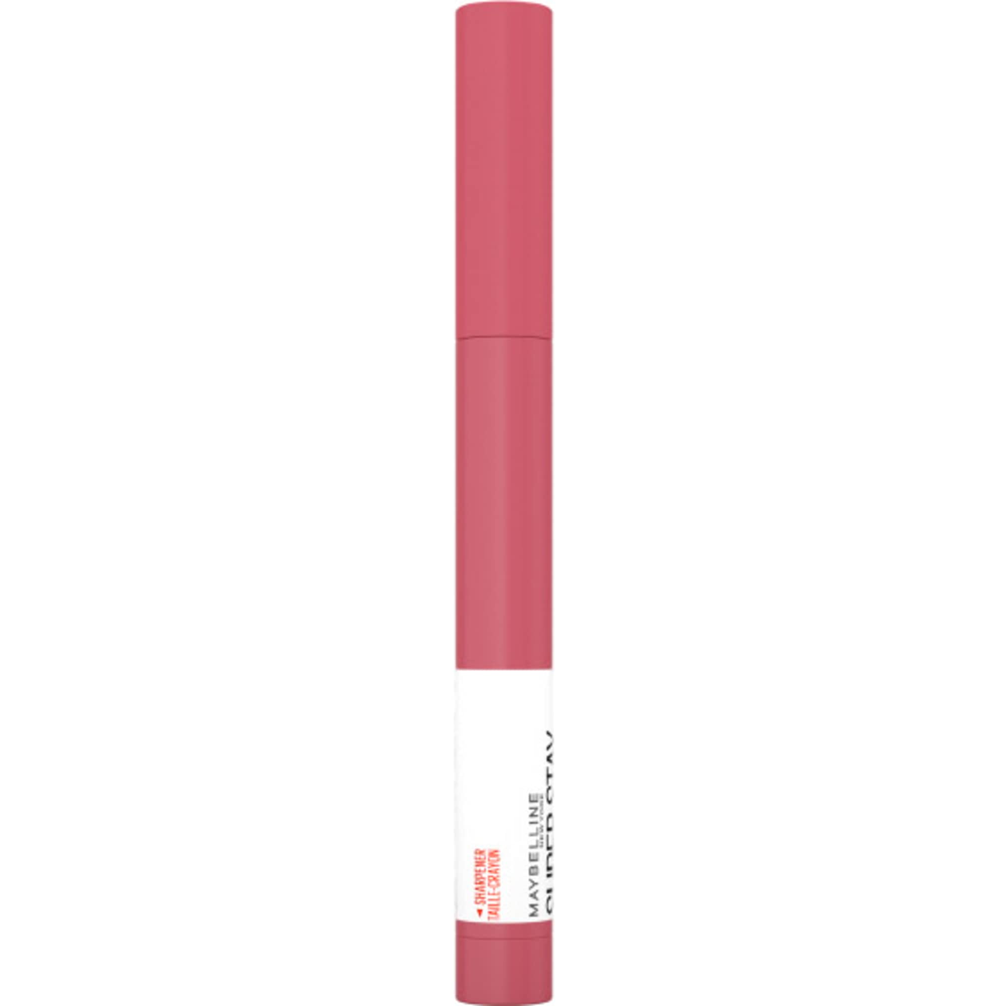 Maybelline open cap and body label showing formula and shade info