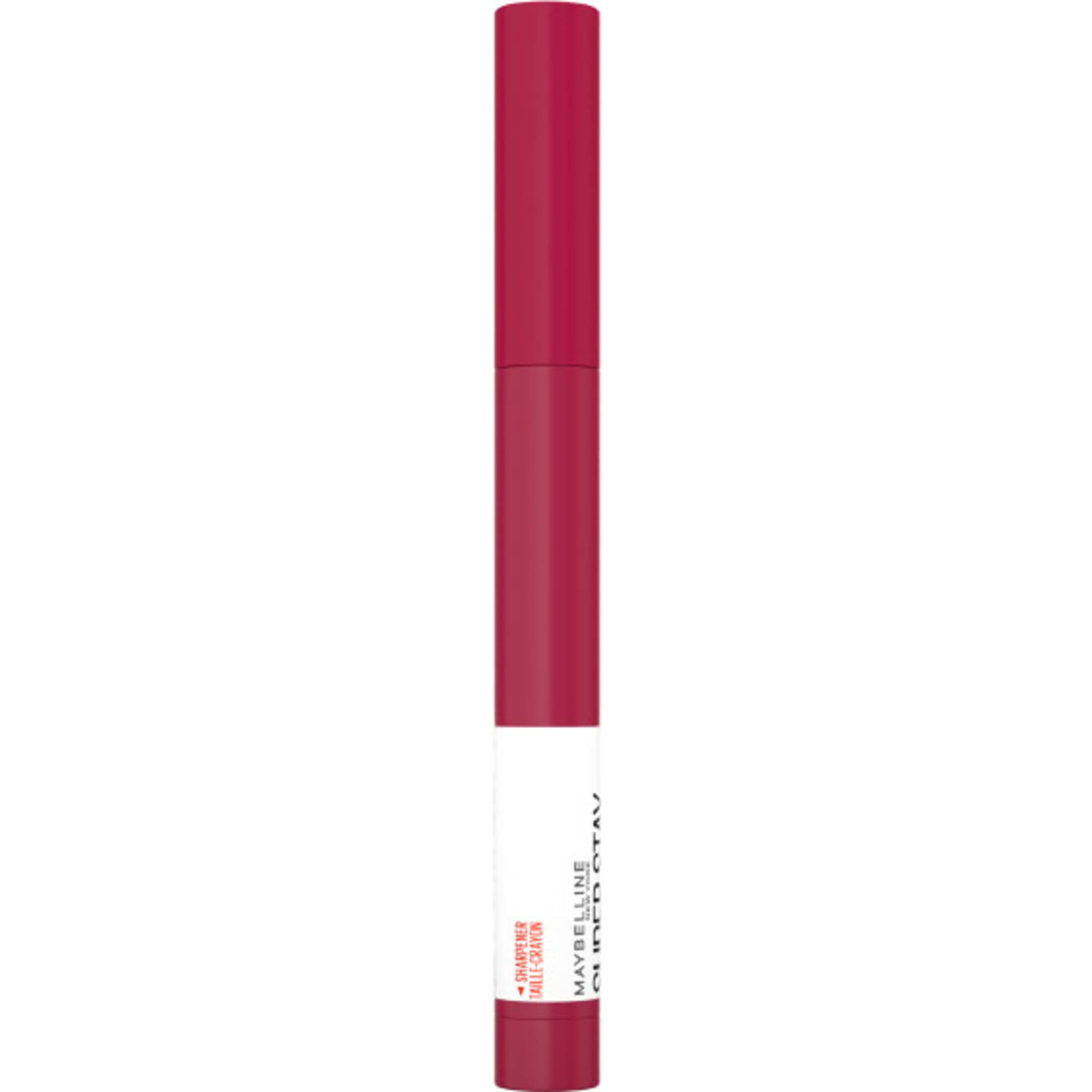 MAYBELLINE packaging back label showing ingredient and usage guidance benefit