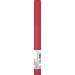 Maybelline packaging label close-up highlighting shade name and longwear benefit