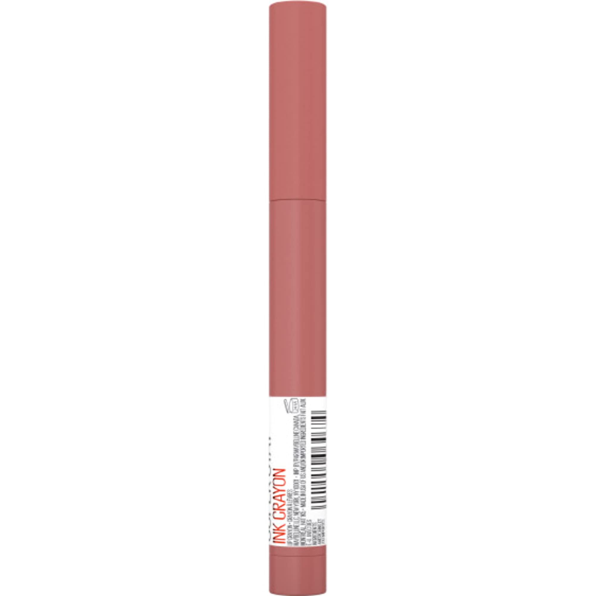 MAYBELLINE shade swatch strip demonstrating true color and layering potential
