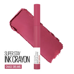 Maybelline Super Stay crayon tip close-up showing smooth pigment