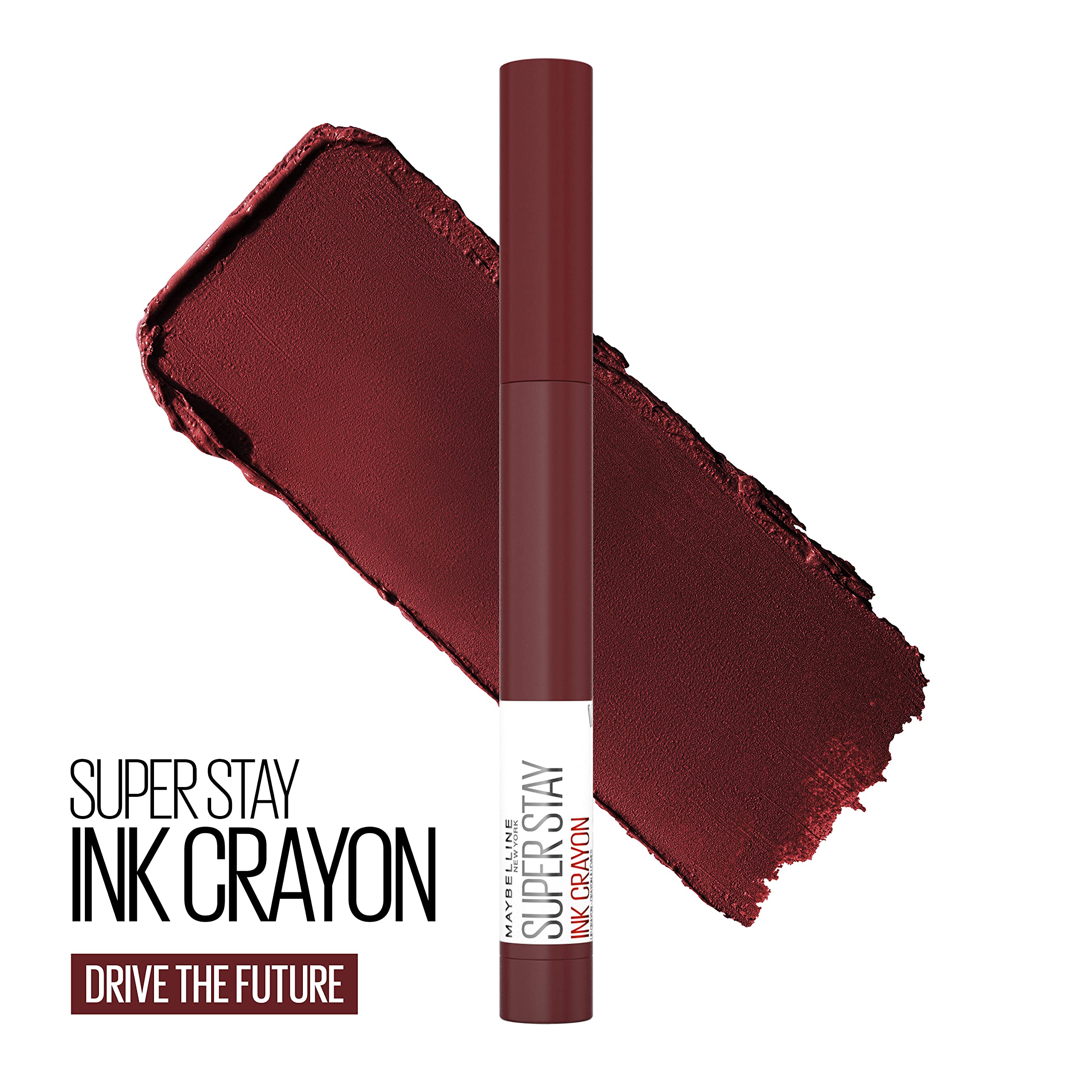 Maybelline crayon tip closeup showing smooth glide and precise application