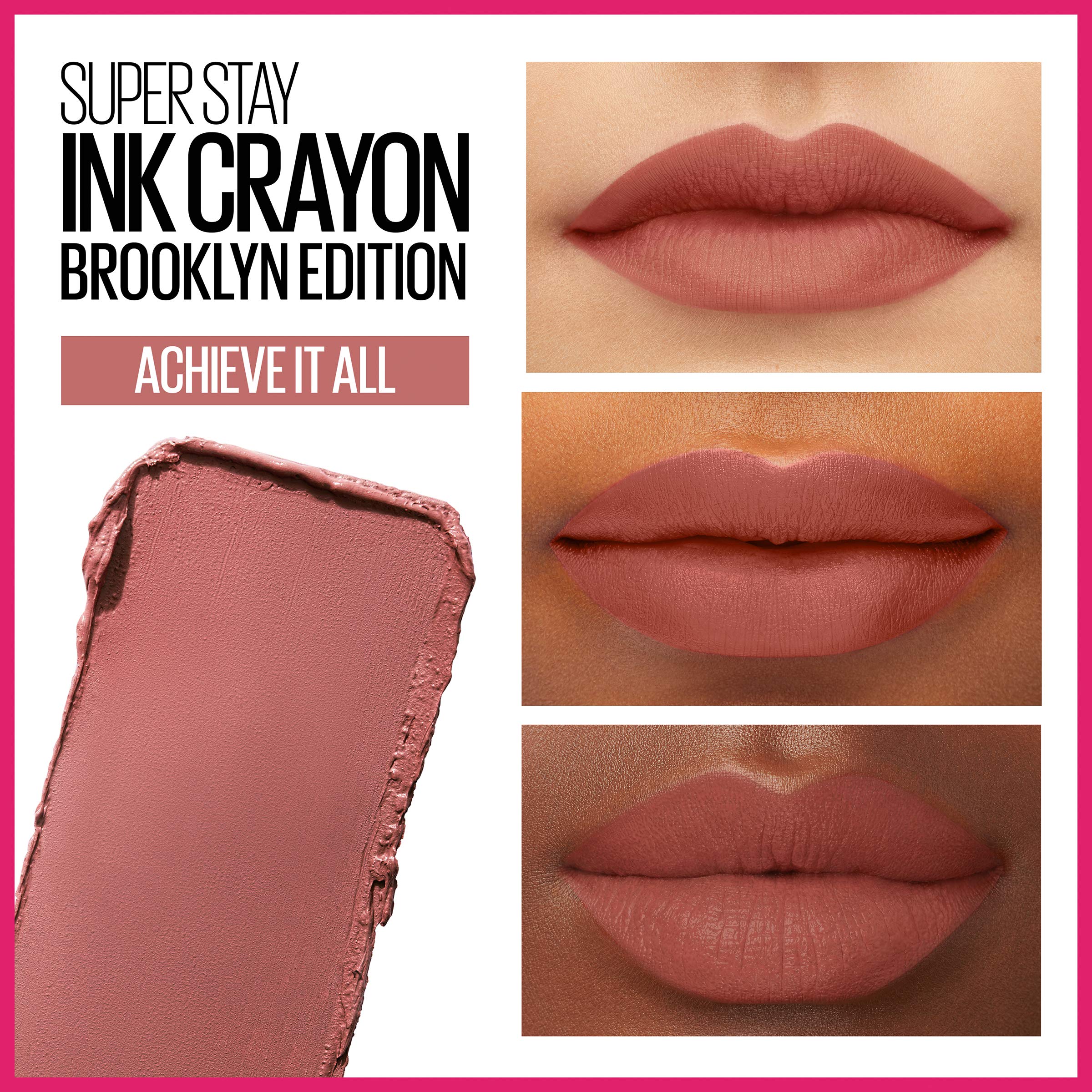 MAYBELLINE close-up of crayon tip highlighting smooth application