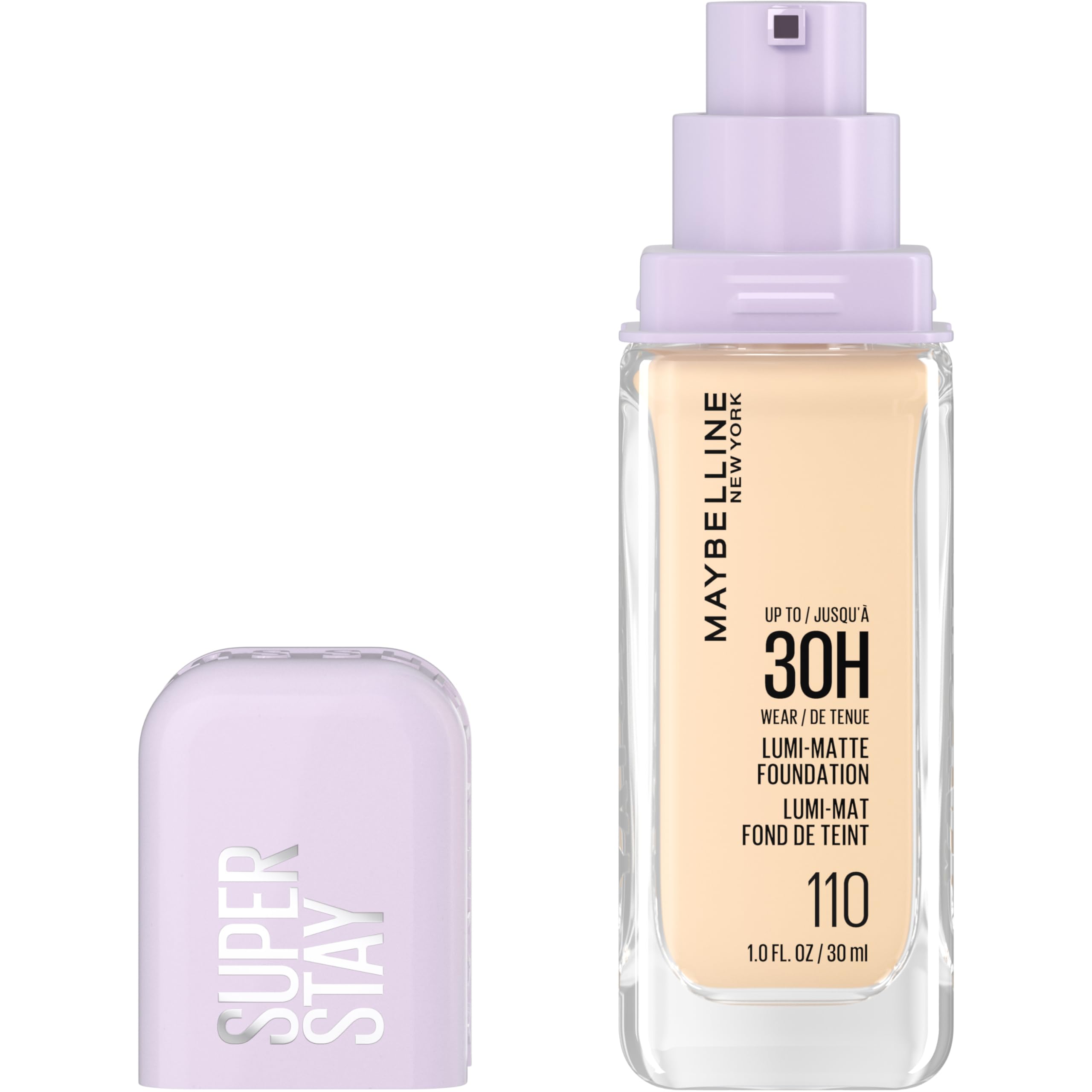 maybelline front packaging showing product and lasting wear benefit