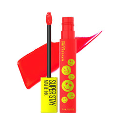 Maybelline Super Stay Matte Ink front packaging shows shade energizer and long wear benefit