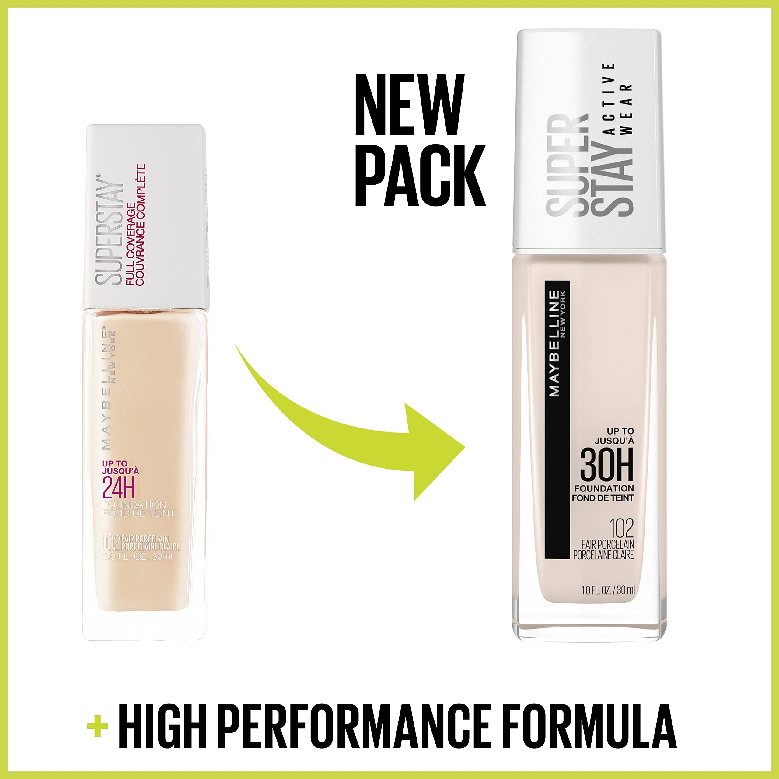 MAYBELLINE bottle in hand for size comparison and travel-friendly benefit