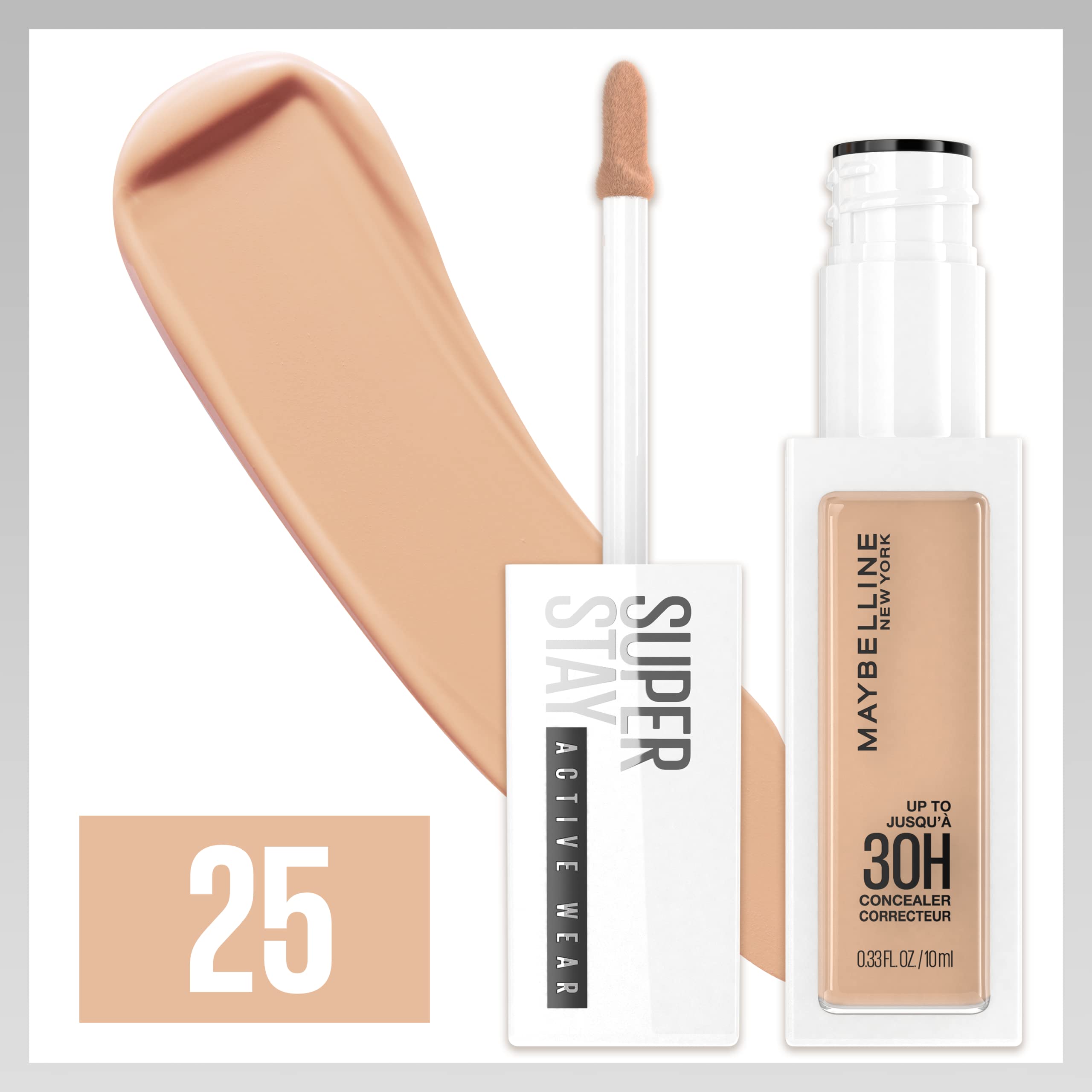 MAYBELLINE arm swatches of multiple shades to help pick the right match
