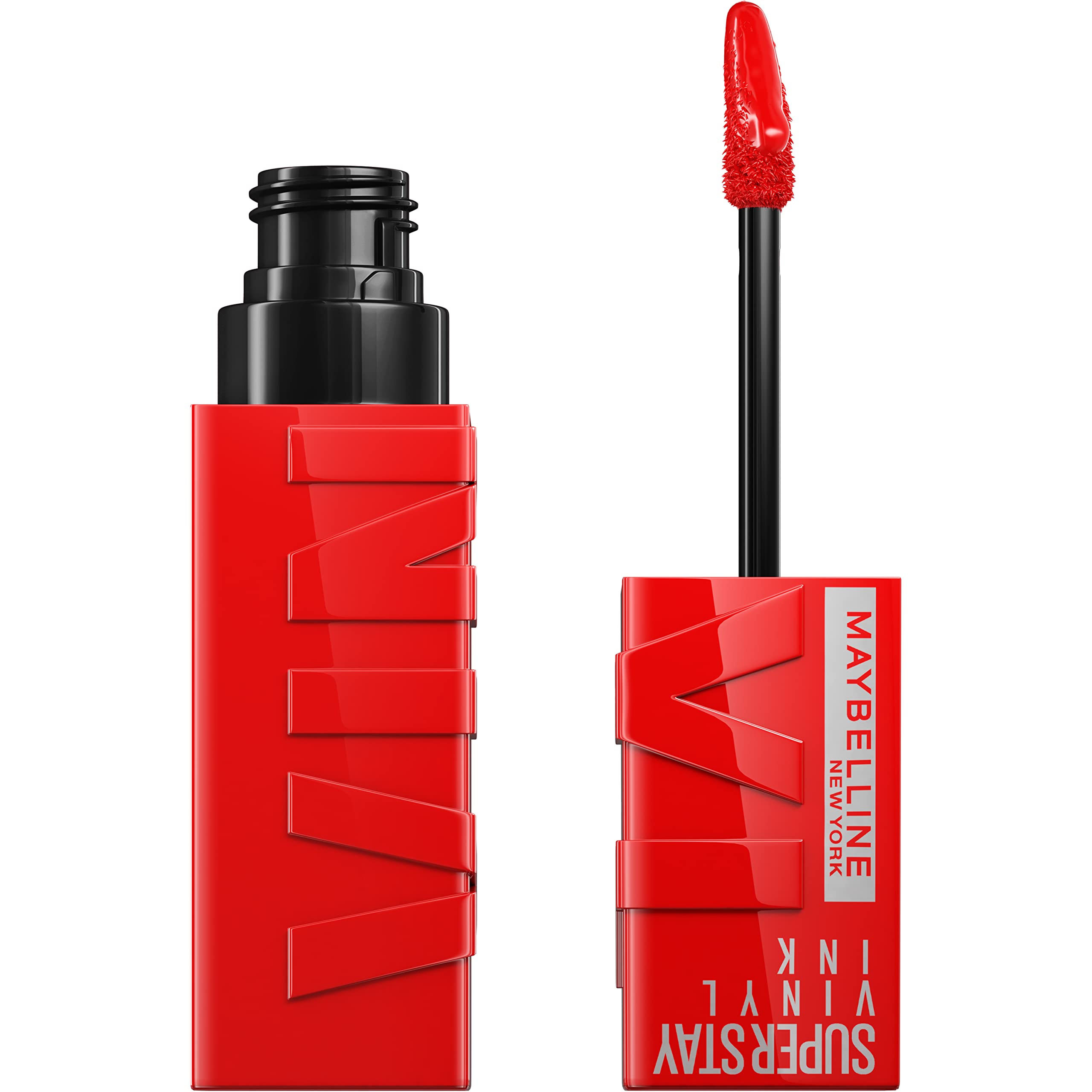 MAYBELLINE front packaging showing product and shade for bold purchase choice