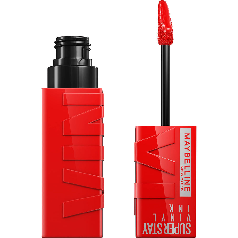MAYBELLINE front packaging showing product and shade for bold purchase choice
