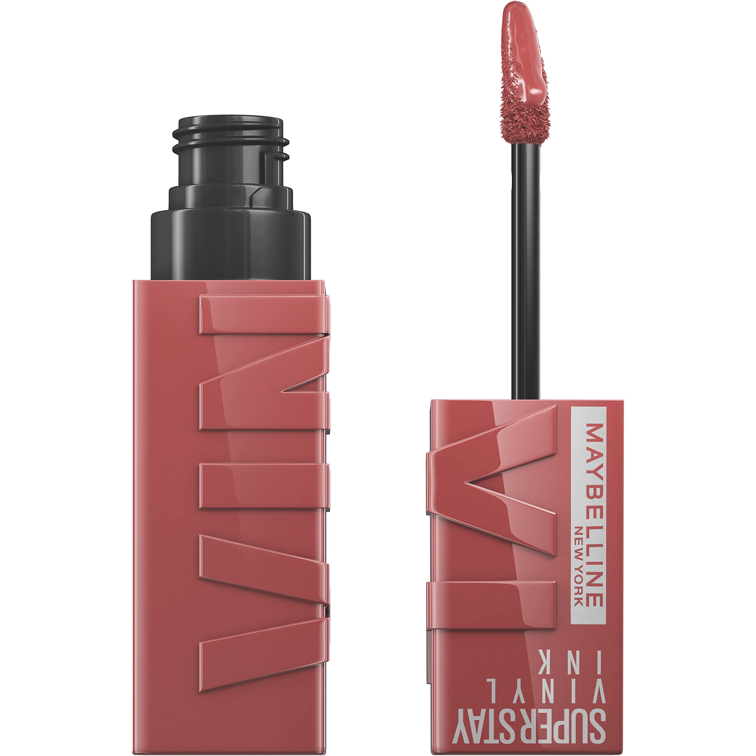 MAYBELLINE front packaging showing tube and shade Cheeky with clear benefit
