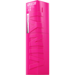 MAYBELLINE tube next to a coin showing product size and travel-friendly convenience