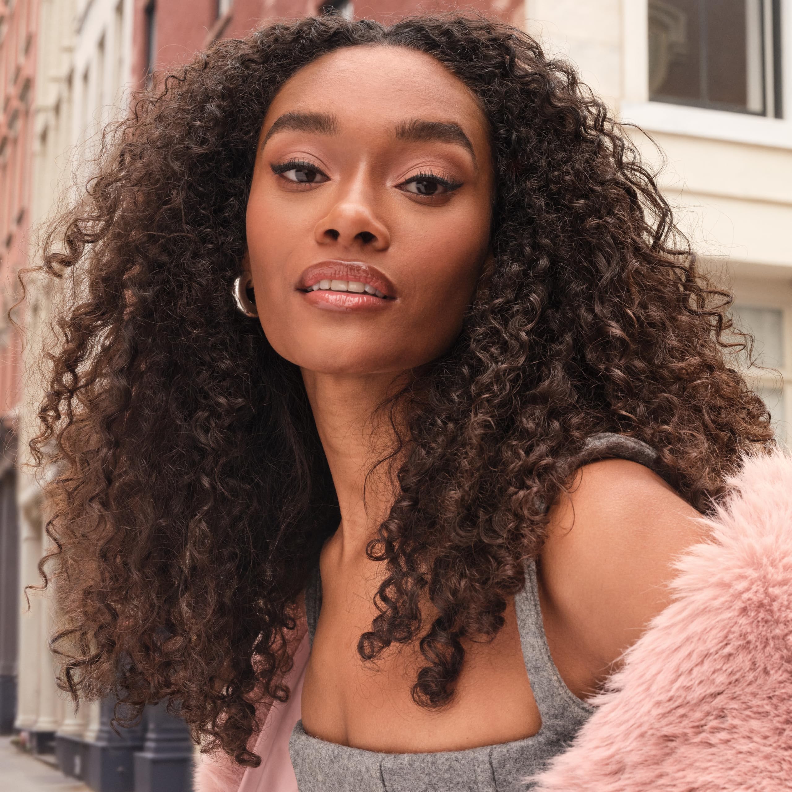 Maybelline Superfluff label close-up highlighting key ingredients and benefits