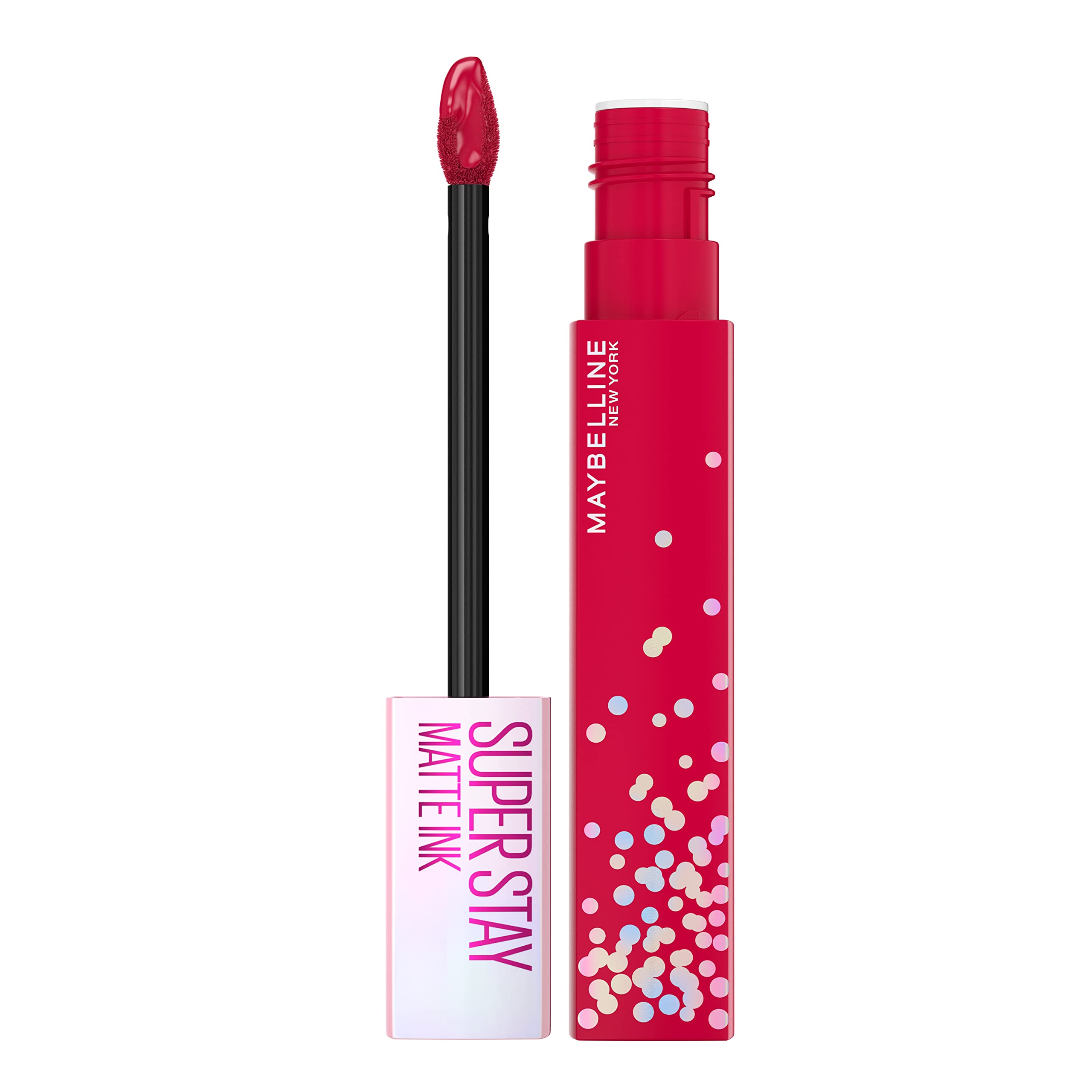 MAYBELLINE front packaging showing limited birthday edition and bold color benefit