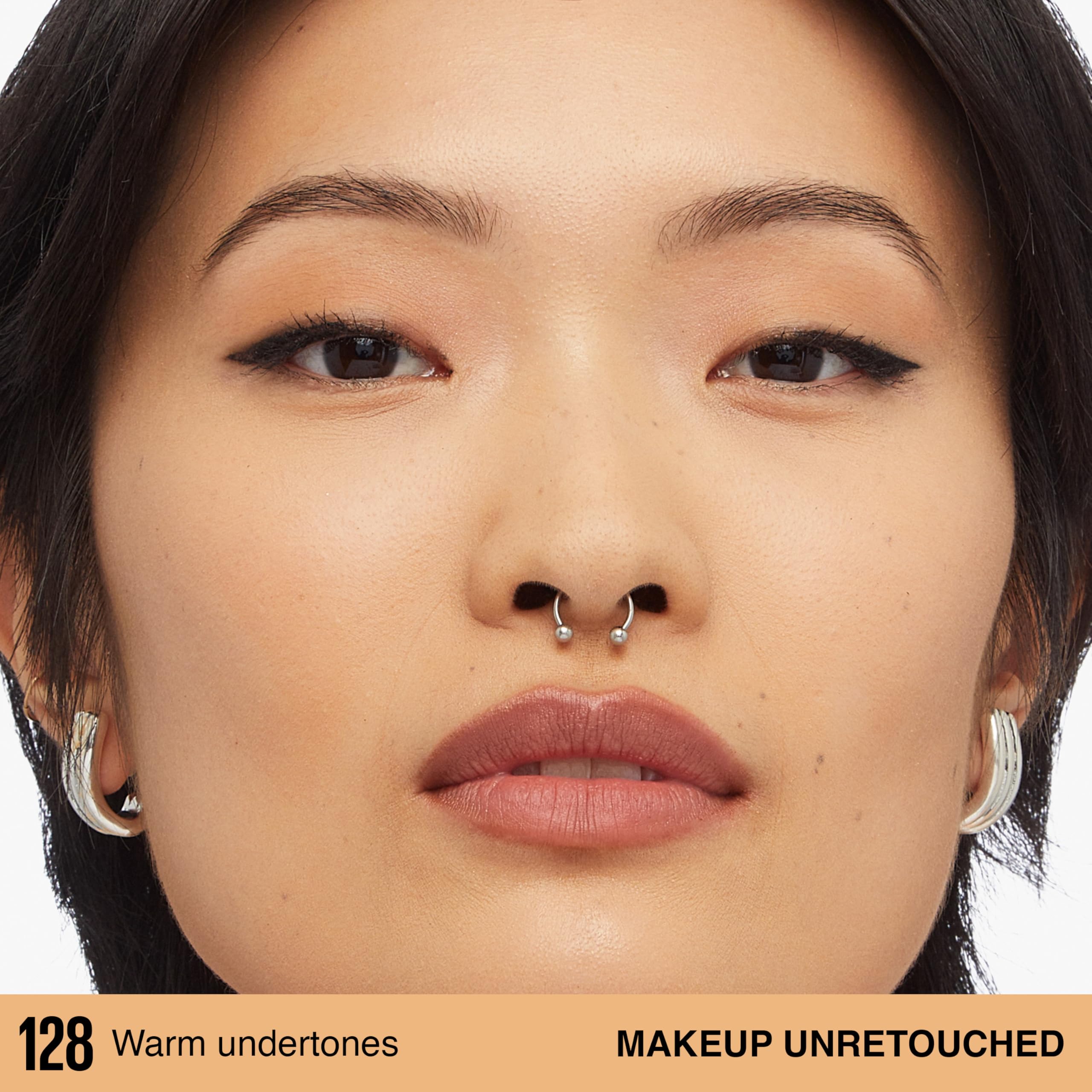 Maybelline multiple shade swatches on arm showing shade match benefit